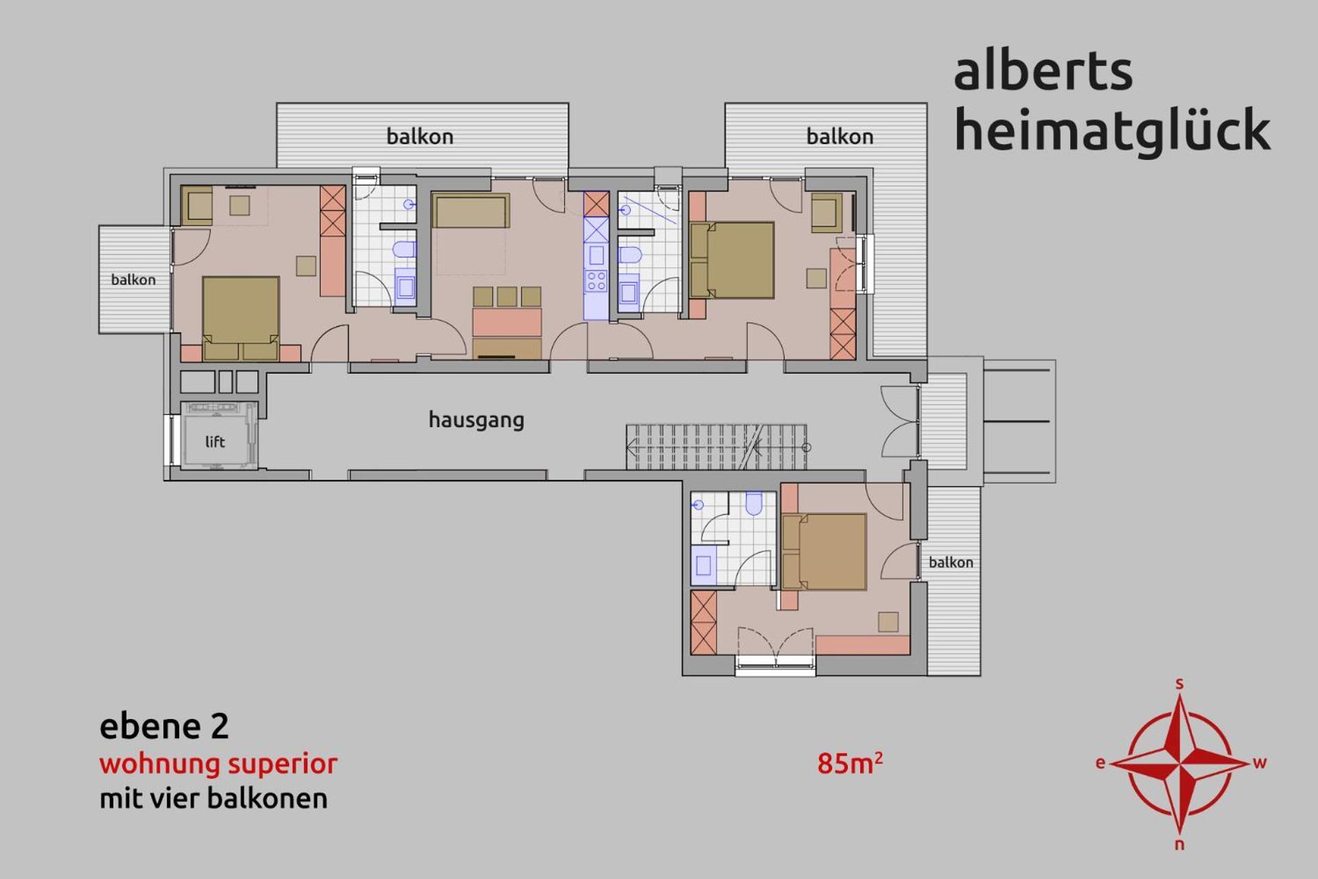 Alberts Heimatglueck Aparthotel Nauders Exterior photo